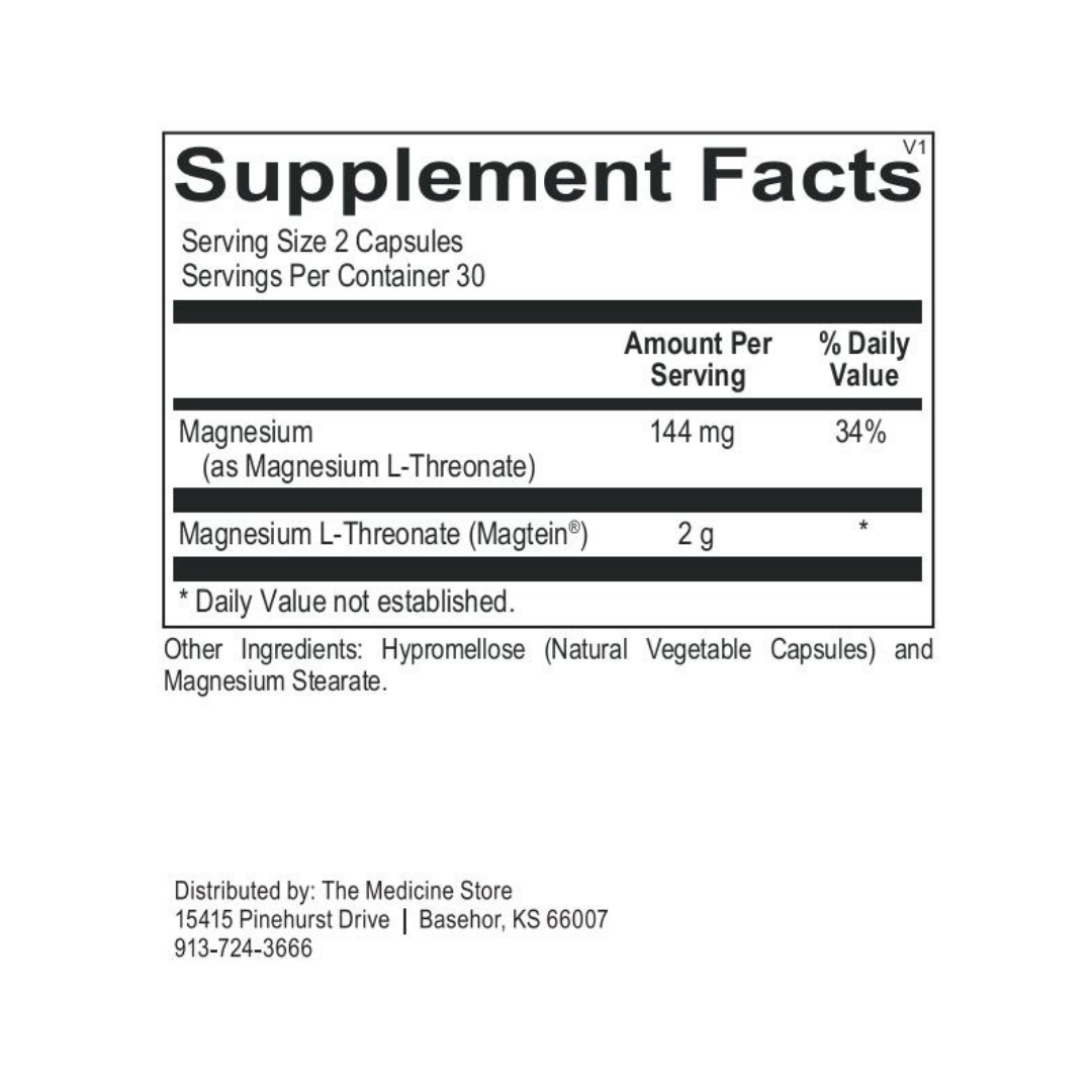 Cognitive Calm Magnesium Threonate