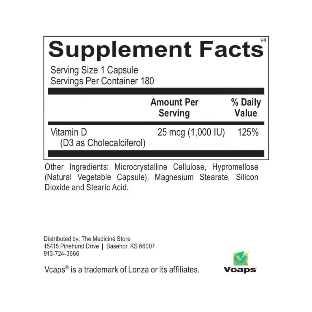 Vitamin D3 1,000IU