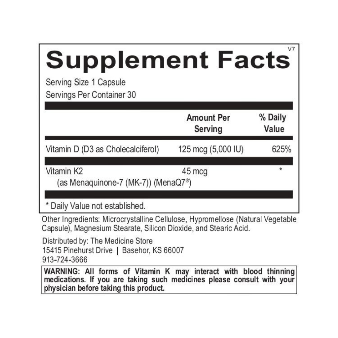 Vitamin K2 With D3